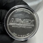 APMEX /EAGLE 1 TROY OZ. SILVER  ART ROUND, .999 SILVER, CIRCULATED, OK!