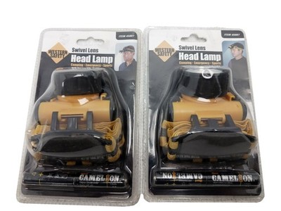 Pair Western Safety 45807 Swivel Headlamp - NEW & SEALED