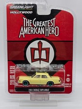 Greenlight 1981 Dodge Diplomat "The Greatest American Hero" CHASE Green Machine