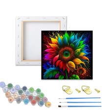 Sunflower Paint by Numbers Kit for Adults Flower Design