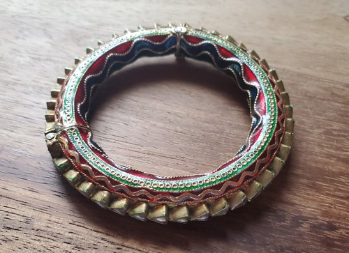 Vintage Colorful Bracelet With Glass Beads