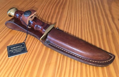 Muela BWF-10 92048, Cocobolo Handle, 440A Stainless Steel, Leather Sheath, Spain