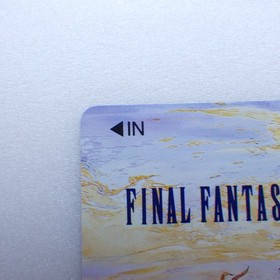 Japanese Telephone Card  Final Fantasy 3 Yoshitaka Amano Promo Nes Famicom 1990