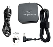 4.5mm 19V 3.42A 65W AC Adapter Charger For MSI Modern 15 A11MU A11ML Laptop