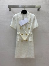 2025 autumn hot sales runway show embroidery Stereoscopic nail bit dress SMLXL