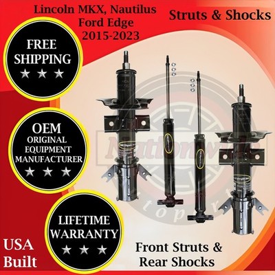Monroe OEM Front Strut & Rear Shock For 2015-2023 Ford Edge/Lincoln MKX,Nautilus