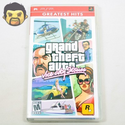 Grand Theft Auto Vice City Stories PSP CIB Sony PlayStation Portable 2006 + Map