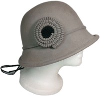 Gray 100% Wool Cloche Hats for Women for sale | eBay display picture 1