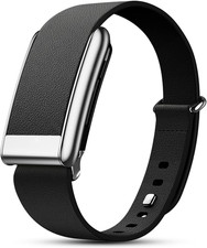 Luxe Tapered Leather Replacement Band Compatible with WHOOP 5.0, One, Peak, and