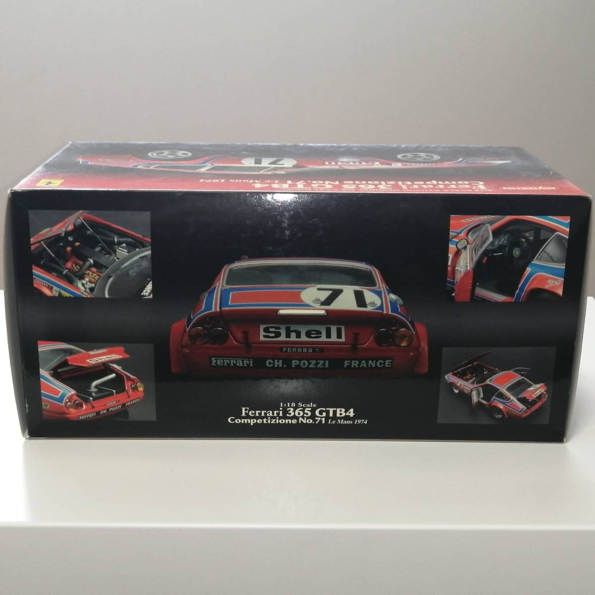 ミニカー 1/18 KYOSHO Ferrari 365 GTB4 1/18 KYOSHO FERRARI 365 GTB4 DAYTONA COMPETIZIONE RACE CAR
