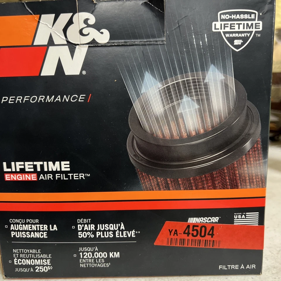 Filtro de aire K&N #YA-4504 para Yamaha YFZ450R ATV/YFZ450 ATV/YFZ450X ATV Foto 3 de 4