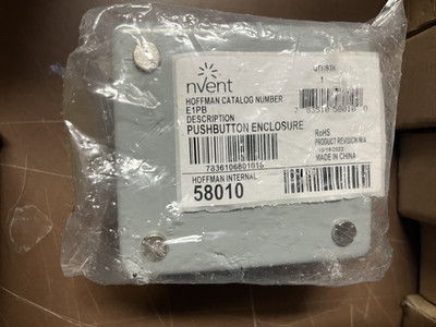 Hoffman E1PB Enclosure for Pushbutton NEW 58010