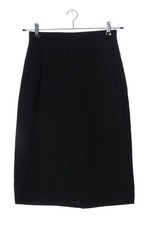 GUY LAROCHE High Waist Rock Damen Rock Gr. DE 38 schwarz Business-Look