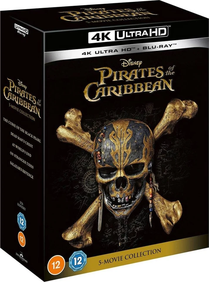 Pirates of the Caribbean: 5-Movie Collection 4K Ultra HD + Blu-ray