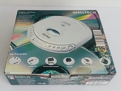 Welltech Personal CD Player. Welltech Tragbarer CD Player. Boxed 