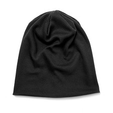 Black Men Women Baggy Cap Slouch Oversize Hat Ski Beanie Winter Knit Warm