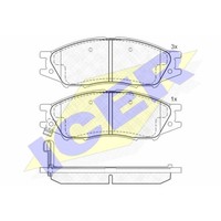 Icer BremsbeläGe Bremsbelegsatz Vorne FüR Nissan Almera II Hatchback