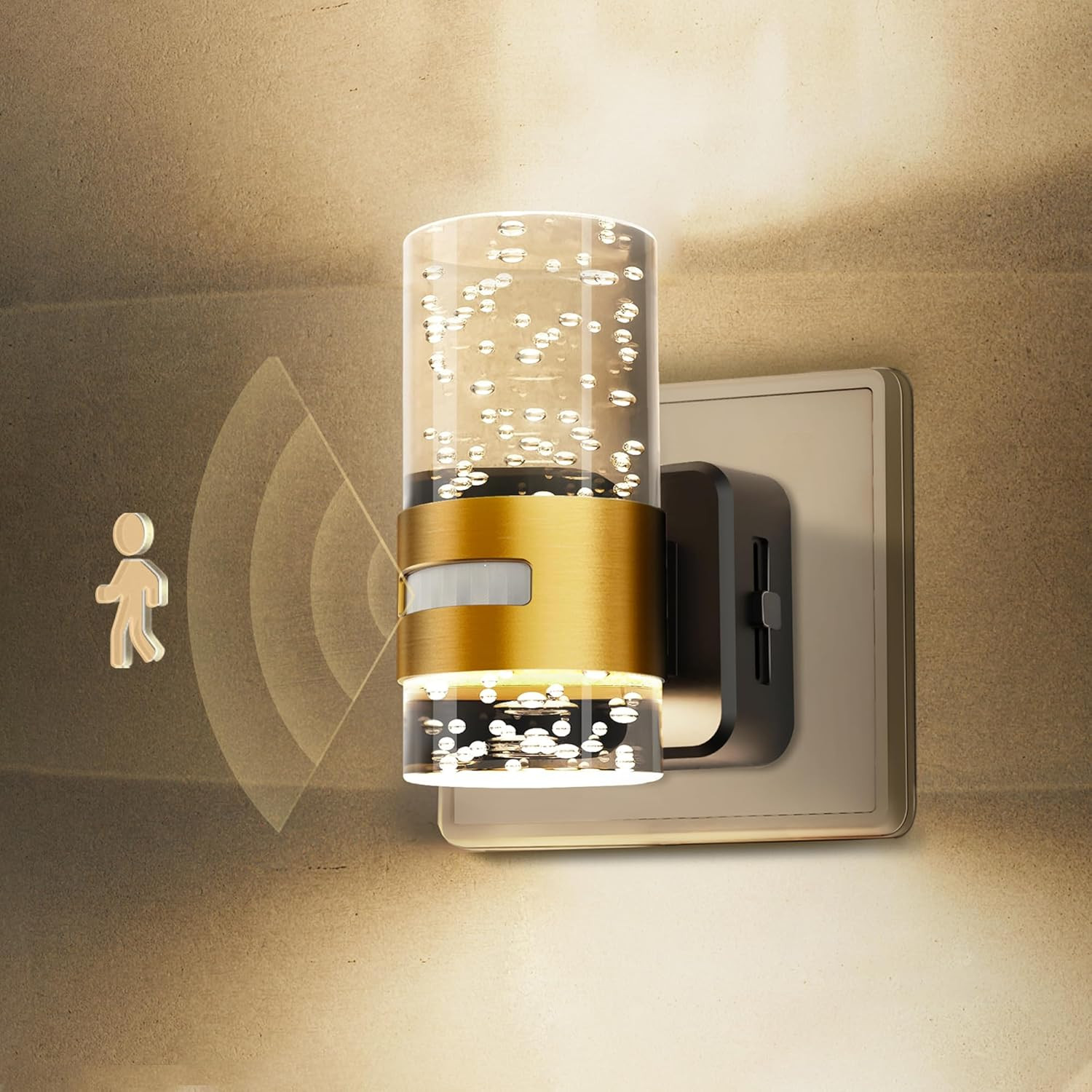 REV Luce notturna, 3 colori, luce notturna a LED, presa di corrente con crepuscolo automatico, 0,5 W, 5 lux, bianco : REV