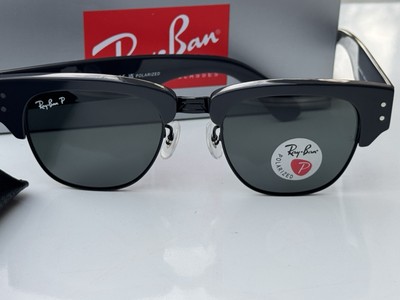 NEW Ray-Ban RB0316-S MEGA CLUBMASTER 1367/48 Polarized G15 Green