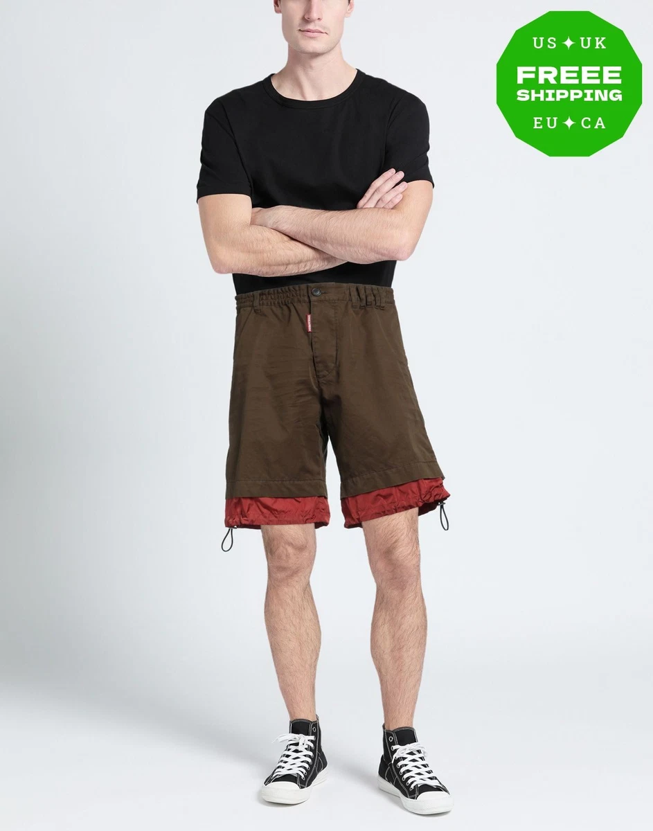 パンツ DSQUARED2 printed cotton Bermuda shorts Dsquared2 Cotton Shorts for Men for sale | eBay