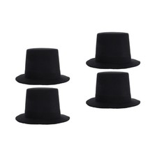 2 PCS Mini Hat Dollhouse Accessories Cap Miniature Hats Baby and