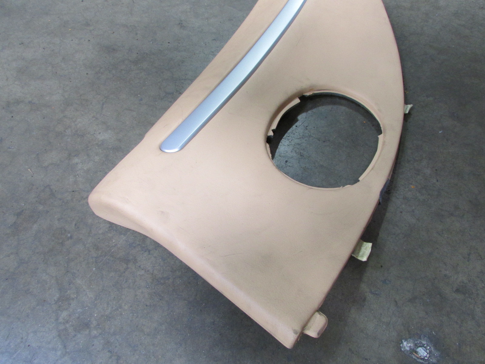 Maserati Coupe, Gransport, RH, Right Rear Upper Trim Panel, Cream Used 981210804