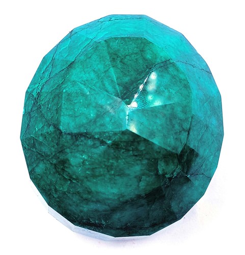 Esmeralda verde Colombia 400 quilates certificado EGL natural forma ovalada piedra preciosa suelta AKJ - Imagen 8 de 12