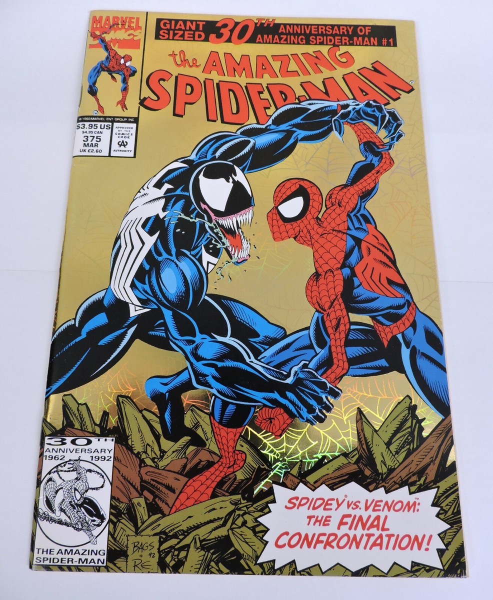アメコミ Amazing Spider-Man #375 (1993) 9.6 Amazing Spider-Man Comic Book 375 (1993) VF The Bride of
