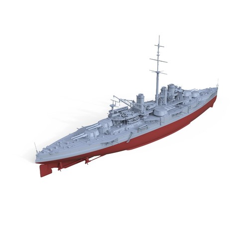 Kit Modelo Militar SSMODEL 1/350 Acorazado Armada Francesa Courbet 1920 Casco Completo - Imagen 3 de 4