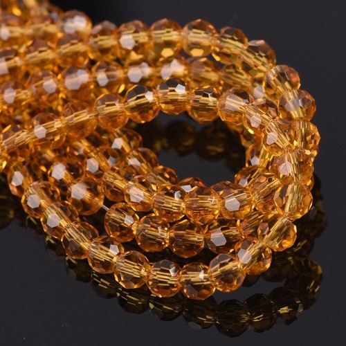 3mm 4mm 6mm 8mm Round (32 Facets) Faceted Cut Crystal Glass Loose Beads Lot - Picture 13 of 53