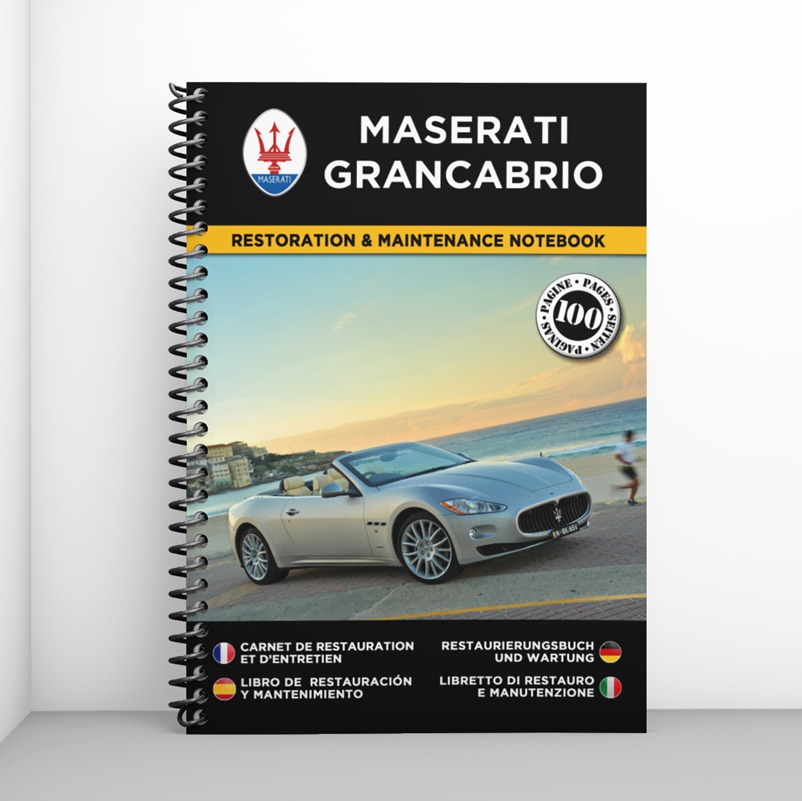 Carnet d'entretien Maserati GranCabrio pour organiser les révisions dans votre garage privé