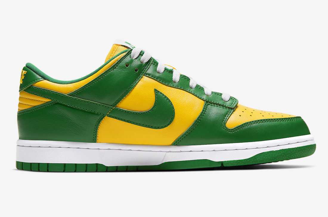 国内配送 NIKE WMNS DUNK LOW SE SAIL /NOBLE GREEN-OPTI YELLOW Nike Dunk Low SP Brazil CU1727-700 US 8.5 - 10 Men | eBay
