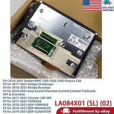 For Jeep Grand Cherokee 8.4" LCD Touch Screen Display Uconnect 4C UAQ MONITOR US