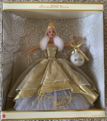 Mint Condition 2000 Celebration Barbie with Ornament 