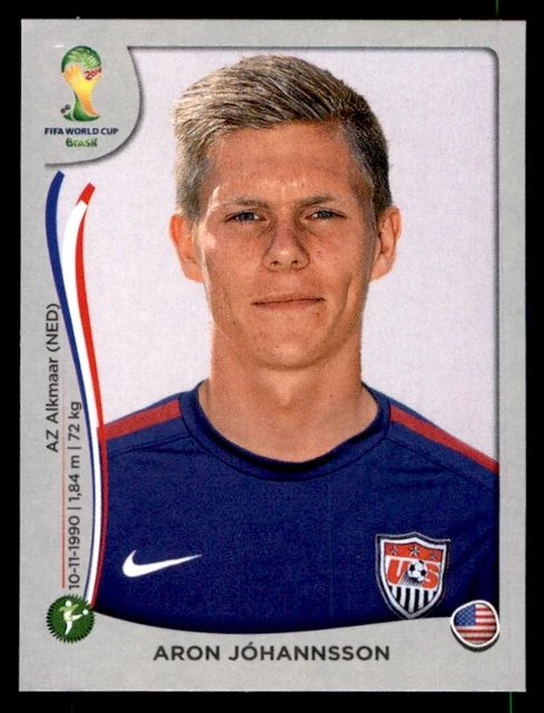 Panini World Cup 2014 (Swiss Platinum Version) Aron Johannsson USA No. 560