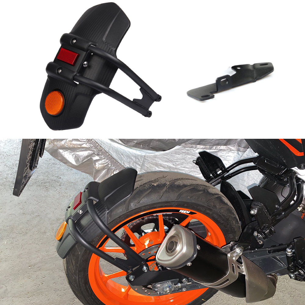 Motorcycle Carbon Fender Rear Hugger Splash Guard - KTM Duke