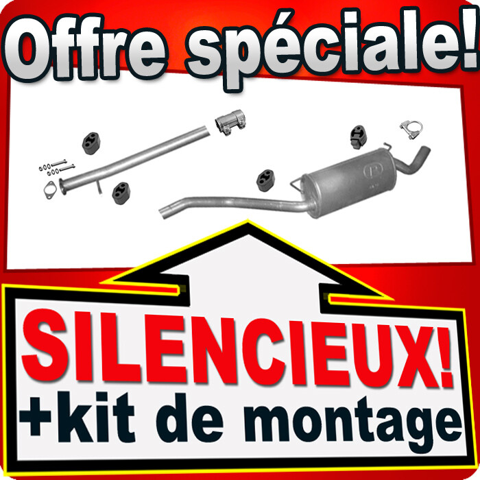 Silencieux pour FORD TOURNEO CONNECT 1.8 TDCi réduisant le bruit du moteur diesel LWB long arrière