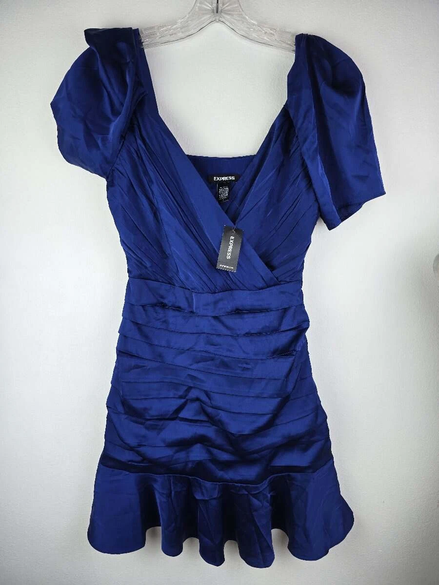 express blue dresses Royal Blue