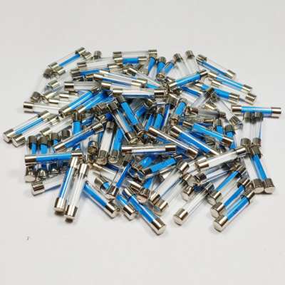 2 Ampere Glassicherung 2A Ampere 6x30mm Quick Blow Sicherungen - 6mm x 30mm