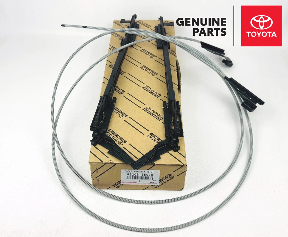 63205-35030 Cable de transmisión de techo corredizo genuino OEM para Toyota 4Runner Lexus GX470 Foto 2 de 4