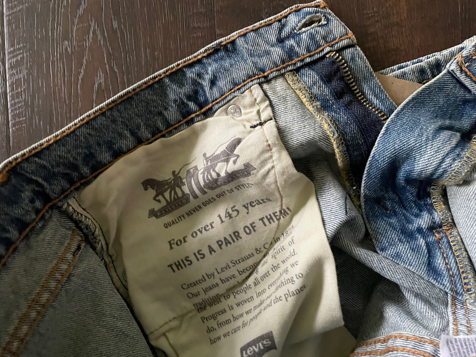 Levi's 502 Jeans Men's Regular Taper Fit Stretch New 295070249 (Many Sizes) thumbnail 9