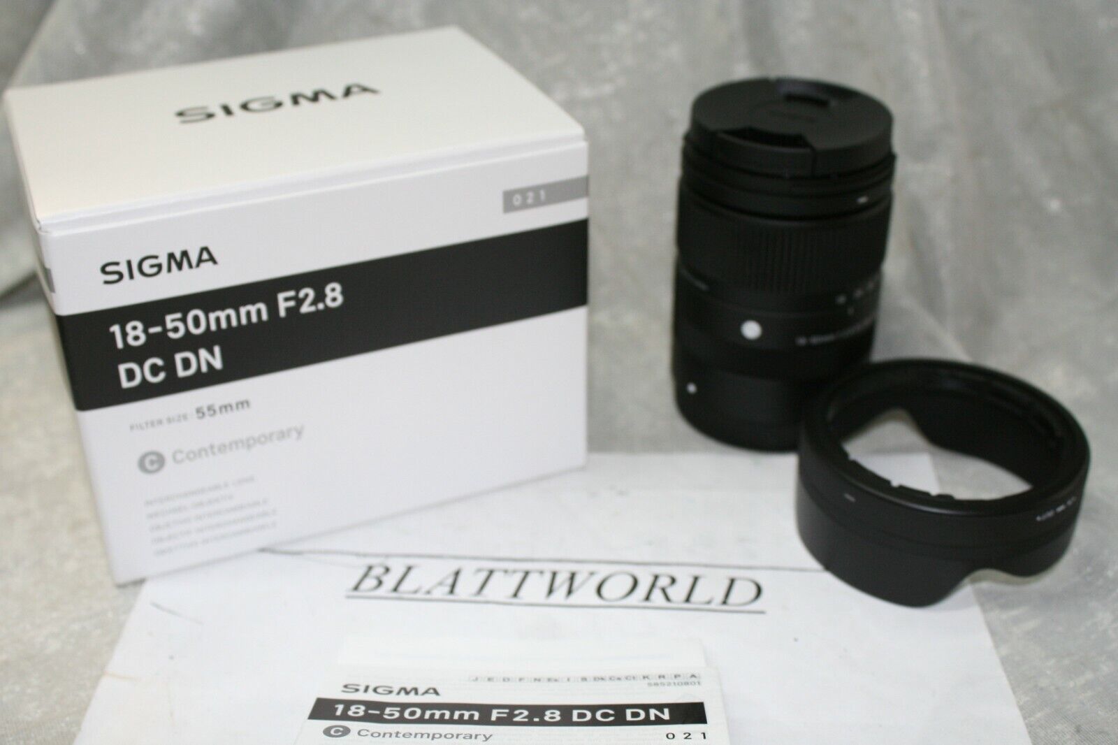 SIGMA 18-50mm F2.8 CONTEMPOR DG DN ZOOM LENS SONY E MOUNT NEW in FAC BOX &  HOOD 85126585655