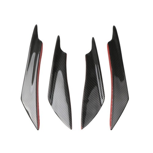 4 pieces of the car general carbon fiber blade front surround the front bumper - Picture 6 of 9