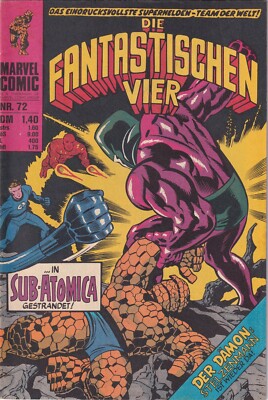 DIE FANTASTISCHEN VIER 72 - DÄMON - MARVEL WILLIAMS GERMAN FANTASTIC FOUR # 76