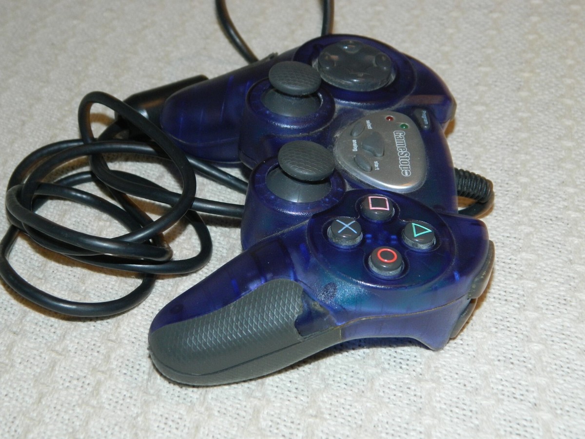 Game Stop Retro Shock 2 Purple Controller for Sony