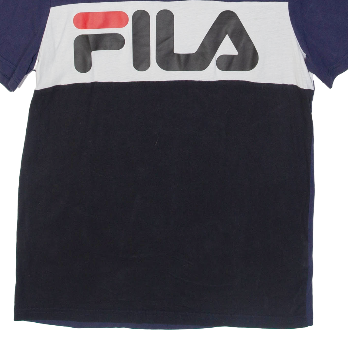 FILA T shirt uomo blu girocollo S