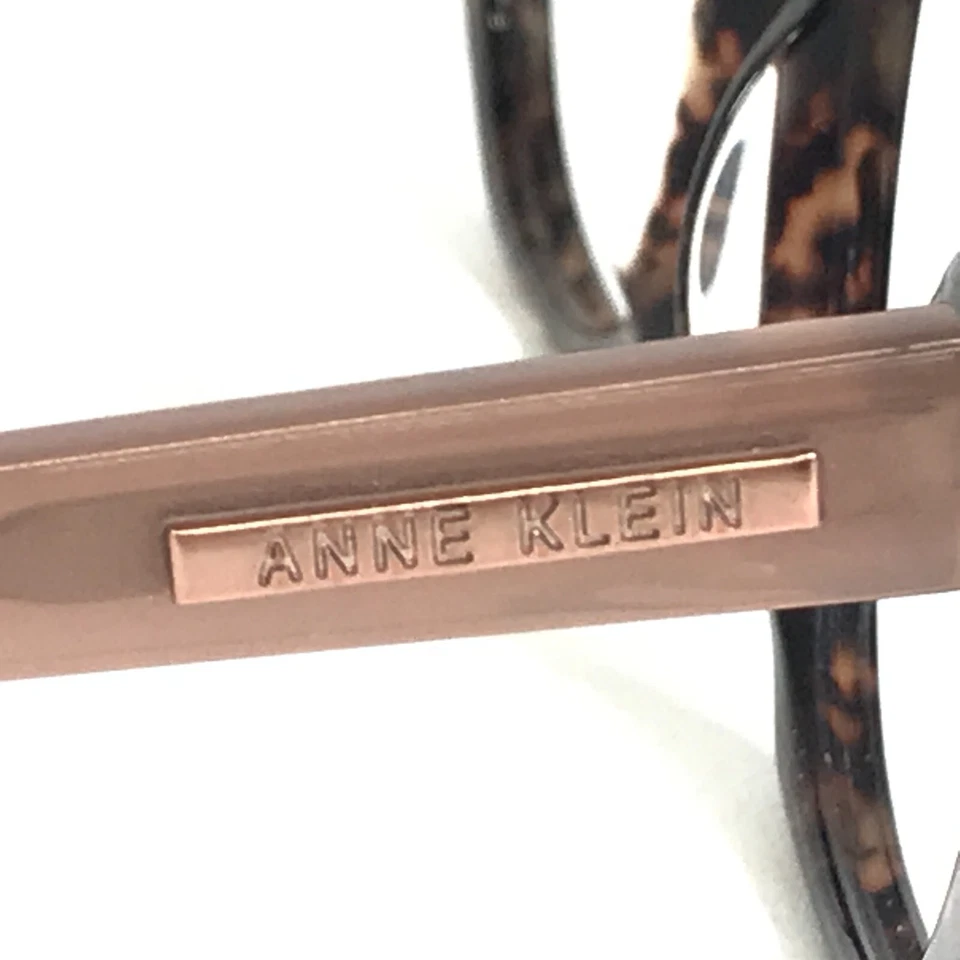 Monturas de gafas Anne Klein AK7064 228 MOCHA TORTOISE rosa de gran tamaño 55-18-135 Foto 4 de 4