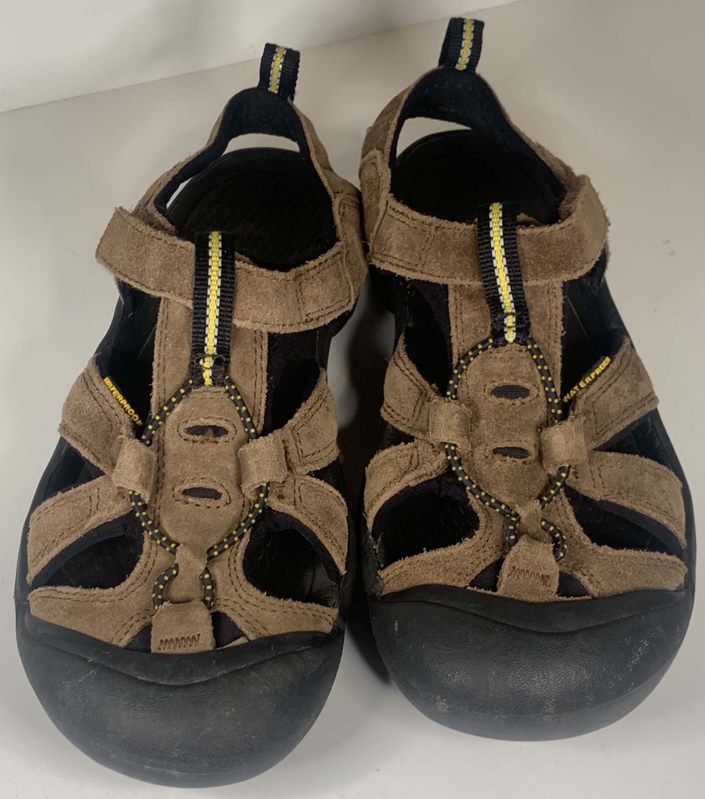 Sandali bambini Keens Newport H2 scarpe da trekking sportive impermeabili marrone unisex taglia 5