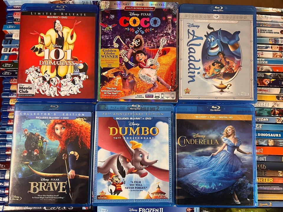BLU RAYs Pick & Choose DISNEY PIXAR DREAMWORKS Buy 5 get 1 FREE SHIPPING - Image 3 of 4