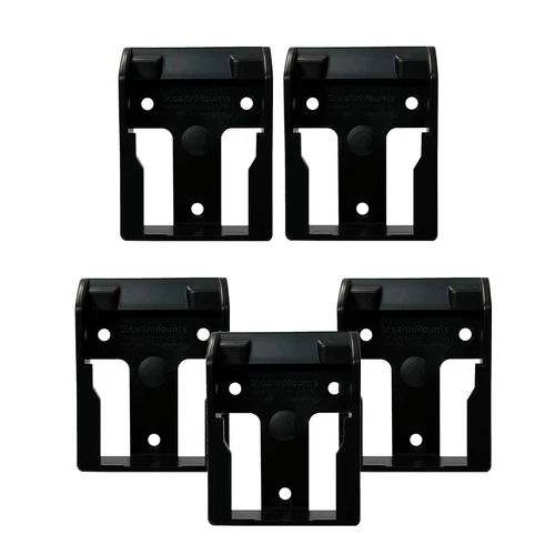 StealthMounts Battery Storage System for DeWalt 18v Powertool Batteries (5 Pack)